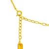 TOMEI Diamond Cut Collection Snow Flake Necklace, Yellow Gold 916