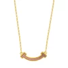 TOMEI Mother-Of-Pearl Smile-like Necklace, Yellow Gold 999 (5G)