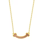 TOMEI Mother-Of-Pearl Smile-like Necklace, Yellow Gold 999 (5G)
