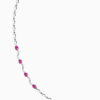 TOMEI Vibrant Ruby Bracelet, White Gold 750