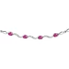 TOMEI Vibrant Ruby Bracelet, White Gold 750