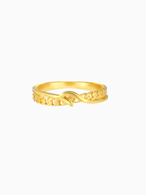 TOMEI Link-Inspired Ring, Yellow Gold 916
