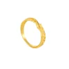 TOMEI Link-Inspired Ring, Yellow Gold 916