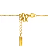 TOMEI Mother-Of-Pearl Heart Necklace, Yellow Gold 999 (5G)