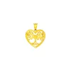 TOMEI Lusso Italia Love Tree Pendant, Yellow Gold 916