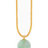 TOMEI Jadeite Pendant, Yellow Gold 750