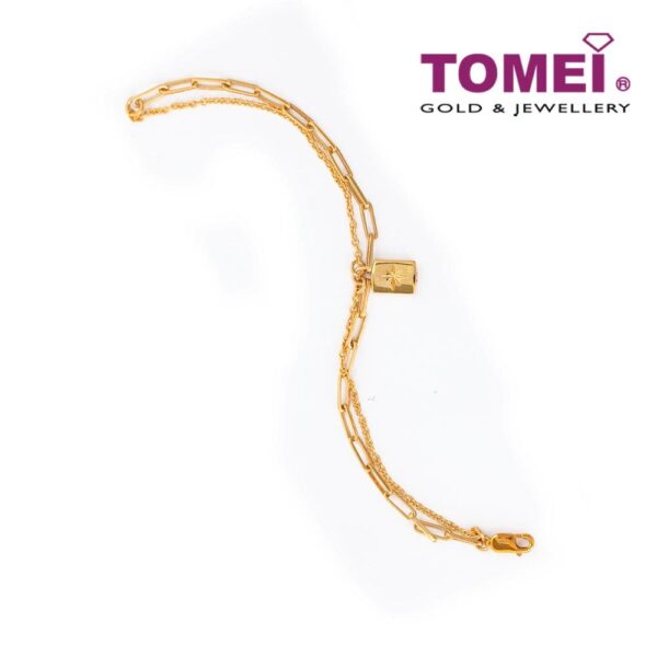 TOMEI Pageantry of Glamorous Astral Spectacle Bracelet, Yellow Gold 916