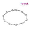TOMEI Frontispiece of Spectacular Sparks Bracelet, Diamond White Gold 750 (DM0012510)