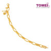 TOMEI Key and Lock Linked Bracelet, Yellow Gold 916