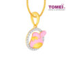 TOMEI My Melody Pendant, Yellow Gold 916