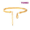 TOMEI Lusso Italia Twist Bangle, Yellow Gold 916