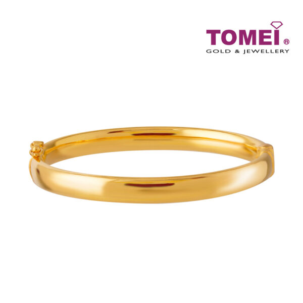TOMEI Bangle, Yellow Gold 916 (9L-BK1620-1C)