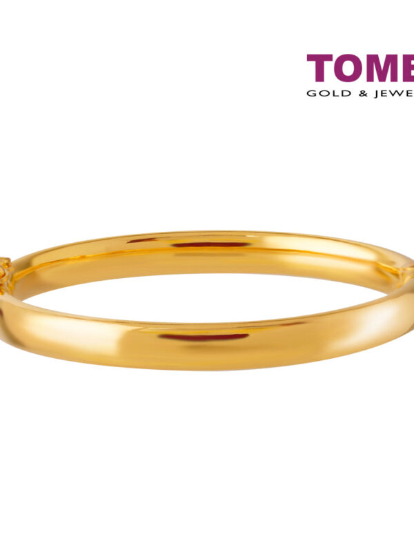 TOMEI Bangle, Yellow Gold 916 (9L-BK1620-1C)