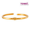 TOMEI Arrows Open Bangle, Yellow Gold 916 (9L-BK1618-1C)