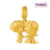 TOMEI Hand in Hand Forever Charm, Yellow Gold 916