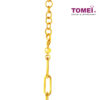 TOMEI Lusso Italia Jolly Halos Collection 4-Tone Necklace, Yellow Gold 916