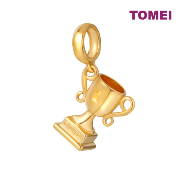 TOMEI Champion Cup Charm, Yellow Gold 916