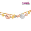 TOMEI Lusso Italia  Baubles Glam Collection Tri-Tone Bracelet, Yellow Gold 916