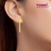 TOMEI Lusso Italia  Long Bar Earrings, Yellow Gold 916