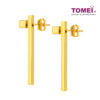TOMEI Lusso Italia  Long Bar Earrings, Yellow Gold 916