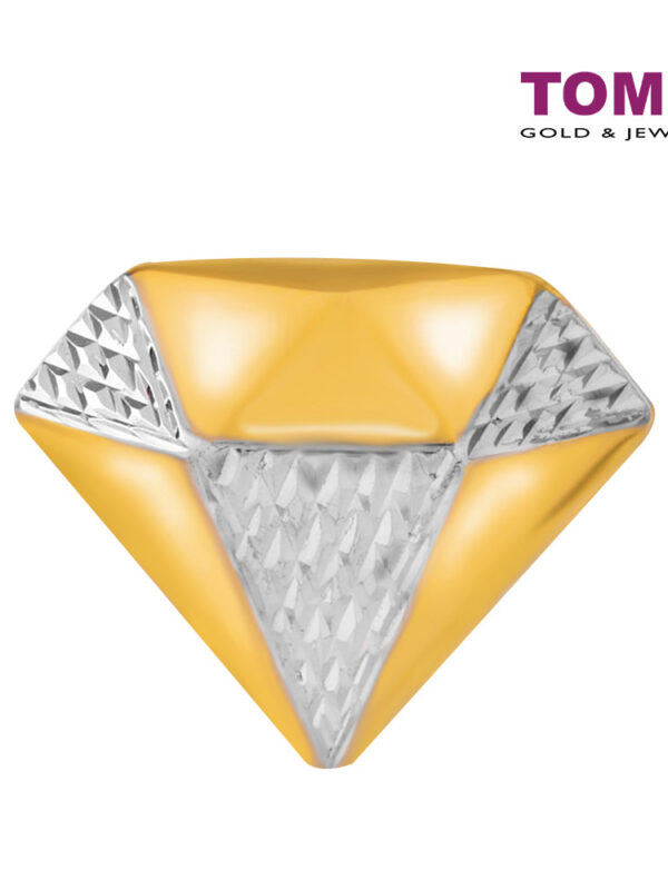 TOMEI Diamond Shaped Charm, Yellow Gold 916