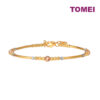TOMEI Lusso Italia Beads Bangle, Yellow Gold 916