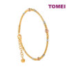 TOMEI Lusso Italia Beads Bangle, Yellow Gold 916