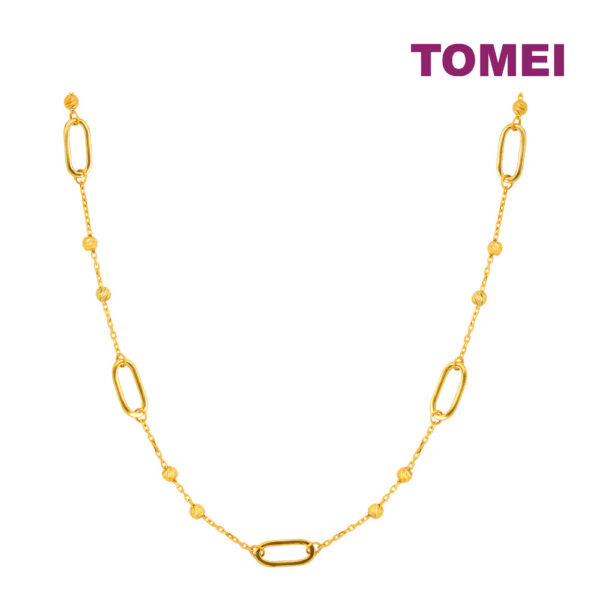 TOMEI Lusso Italia Necklace, Yellow Gold 916