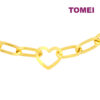 TOMEI Lusso Italia Chain With Love Bracelet, Yellow Gold 916