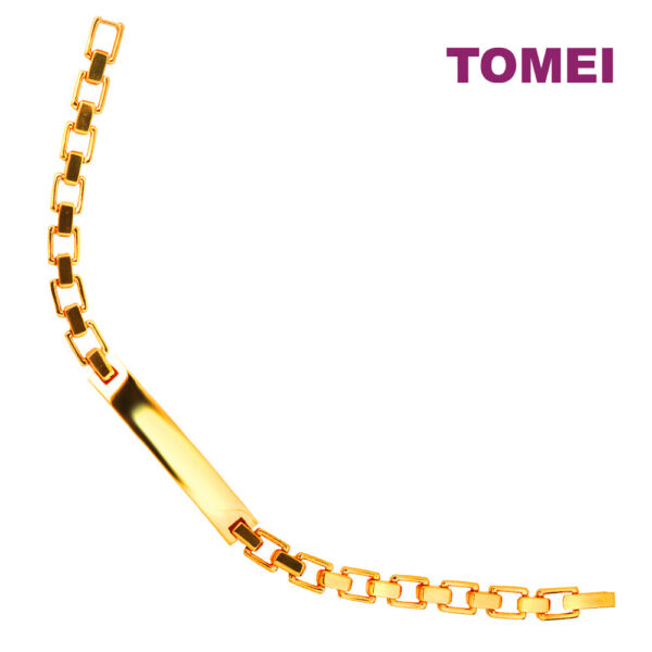 TOMEI Lusso Italia Bar Bracelet, Yellow Gold 916