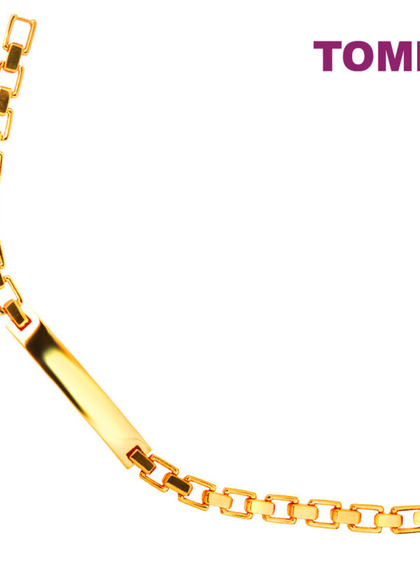 TOMEI Lusso Italia Bar Bracelet, Yellow Gold 916