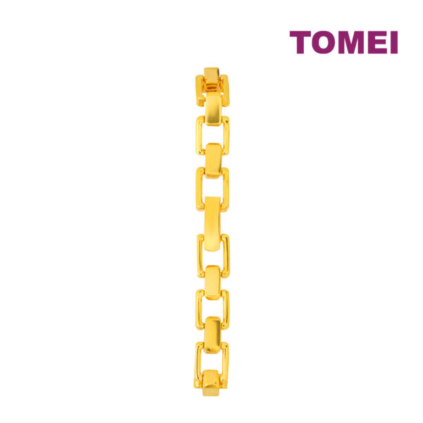 TOMEI Lusso Italia Bar Bracelet, Yellow Gold 916