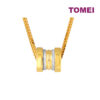 TOMEI Dual-Tone Lucky Roller Pendant, Yellow Gold 916