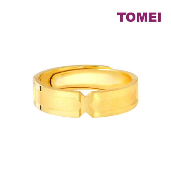 TOMEI Couple Rings, Yellow Gold 999