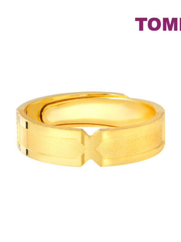 TOMEI Couple Rings, Yellow Gold 999