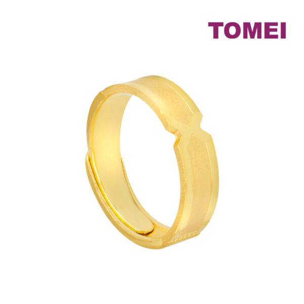 TOMEI Couple Rings, Yellow Gold 999