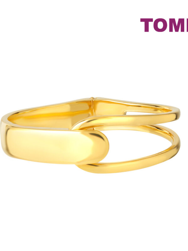 TOMEI Modern Bangle, Yellow Gold 999 (5D)