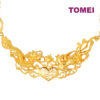 TOMEI Dragon & Phoenix Romance Necklace, Yellow Gold 916