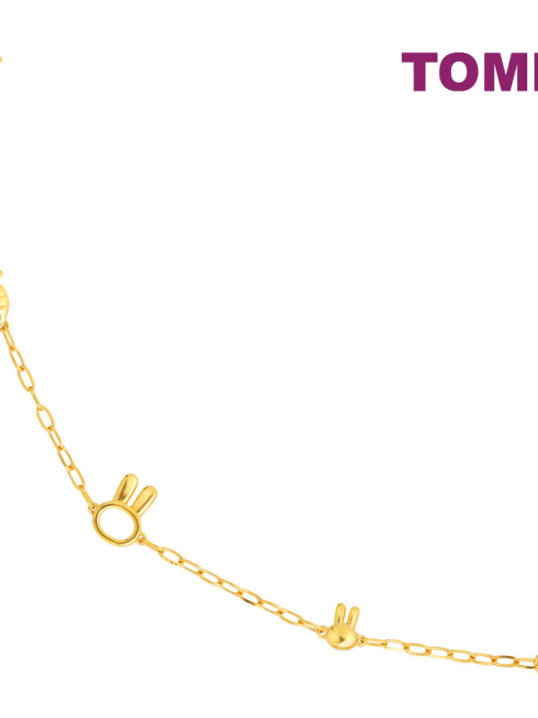 TOMEI Kids Rabbit Bracelet, Yellow Gold 916