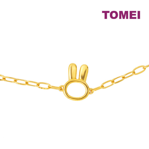 TOMEI Kids Rabbit Bracelet, Yellow Gold 916