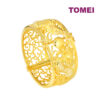 TOMEI Legend Of Dragon & Phoenix Bangle, Yellow Gold 916