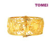 TOMEI Legend Of Dragon & Phoenix Bangle, Yellow Gold 916