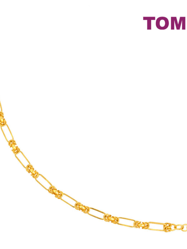 TOMEI Knot Joint Bracelet, Yellow Gold 999