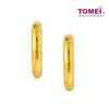 TOMEI Lusso Italia Semi-Hoop Earrings, Yellow Gold 916