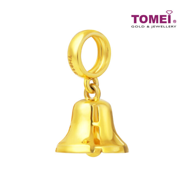 TOMEI Jingle Bell Charm, Yellow Gold 916