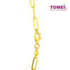 TOMEI Lusso Italia Dwi-Circles Necklace, Yellow Gold 916