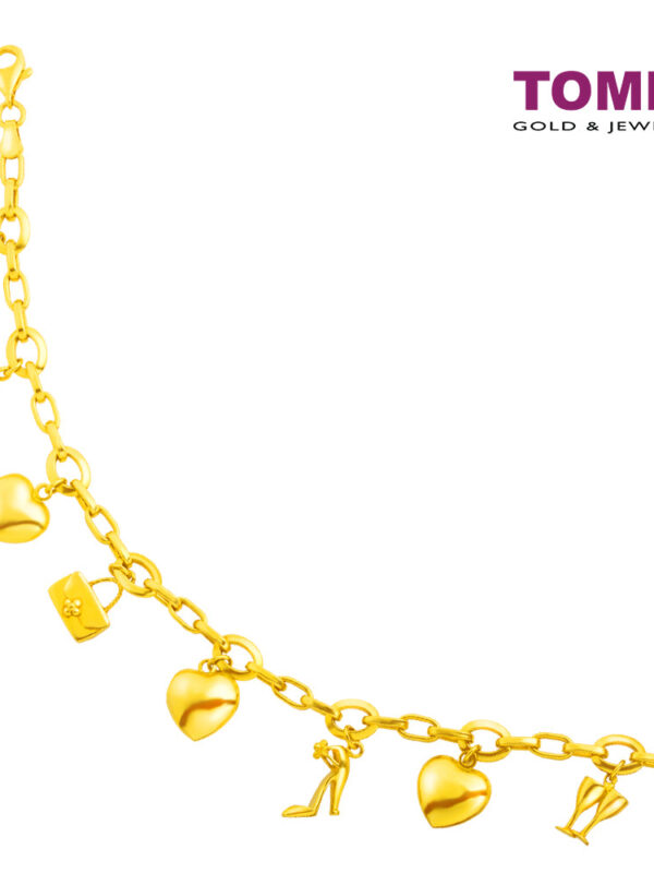TOMEI Lusso Italia Lady Accesorries Bracelet, Yellow Gold 916