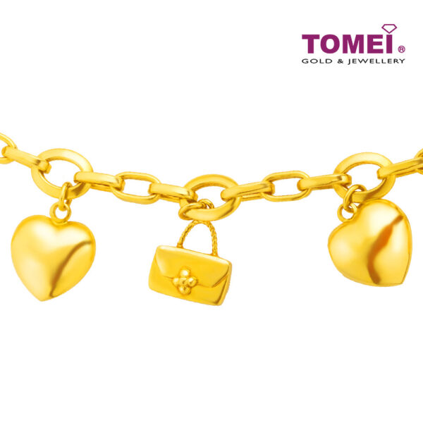 TOMEI Lusso Italia Lady Accesorries Bracelet, Yellow Gold 916