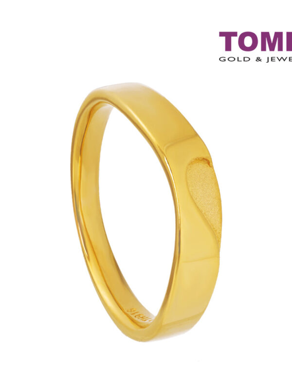 TOMEI Forever Love Couple Rings (For Women), Yellow Gold 916