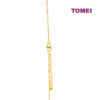 TOMEI Double Strands Laser Balls Necklace, Yellow Gold 916